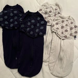 4 Nested Bean Zen Neo Swaddles Newborn Bundle